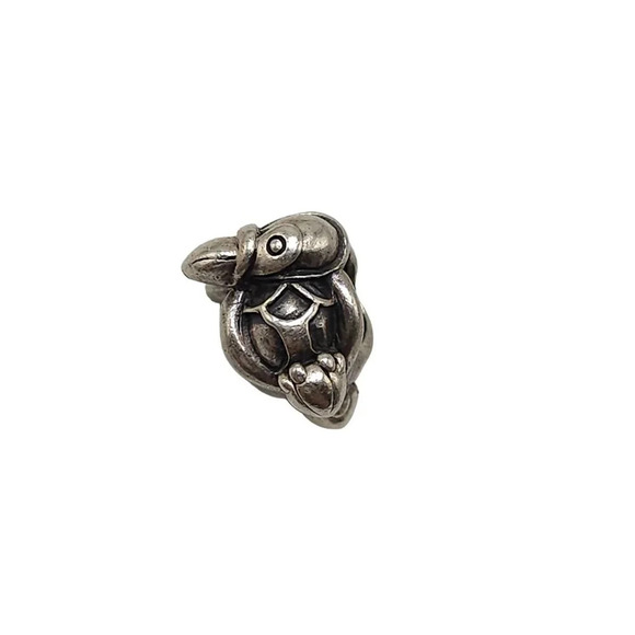 Sterling Silver 925 Toucan Charm Bead Fits Most European Bracelets Necklaces - Picture 1 of 5